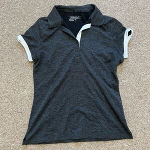 Nike Golf Gray Polo Shirt with White Accents